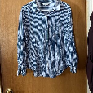 Market & Spruce Nautical Striped Shirt